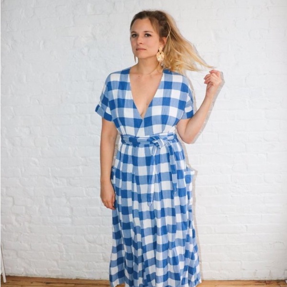Mara Hoffman Ingrid Gingham Dress